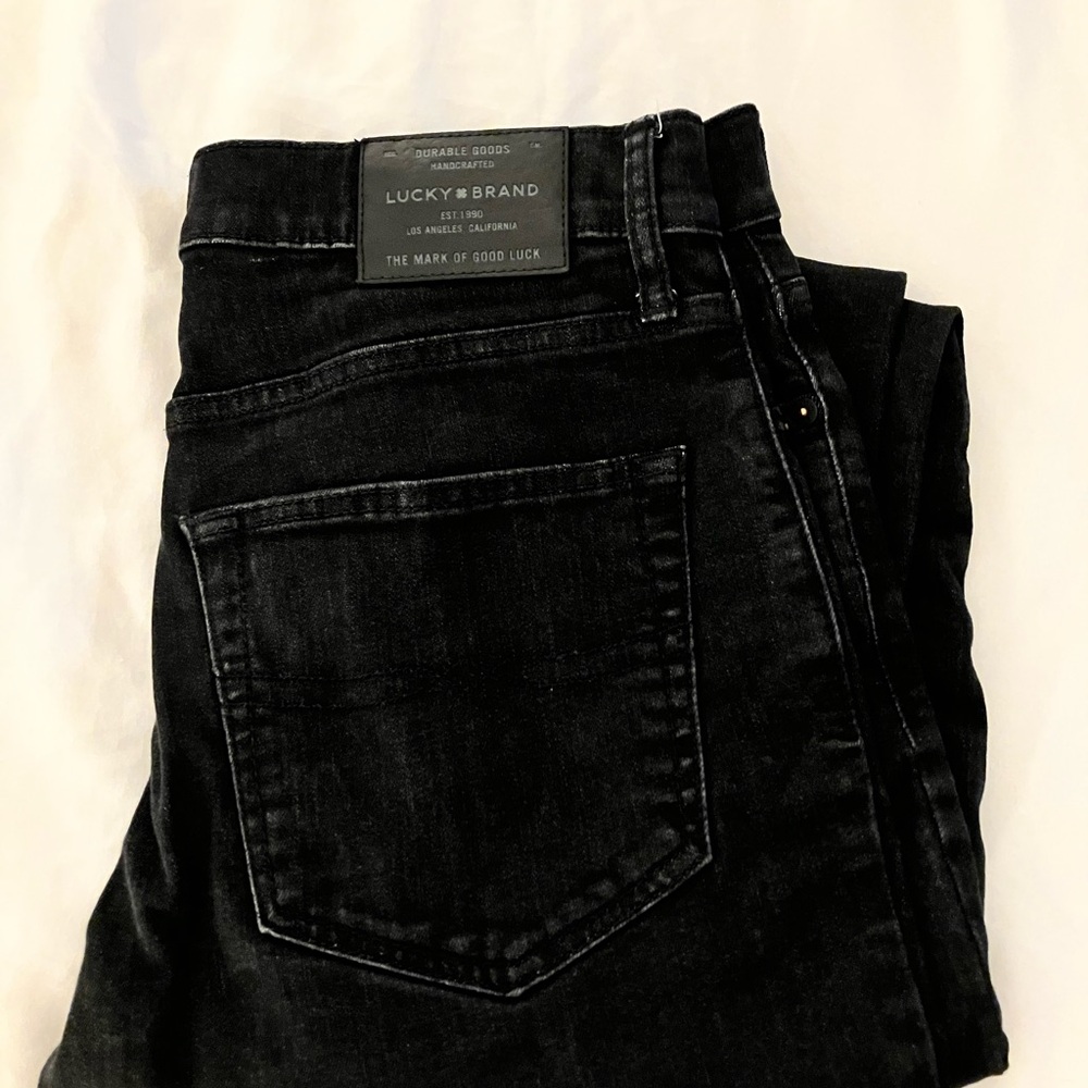 Lucky Brand Men's Dark Denim Jeans 31x32 Slim Taper